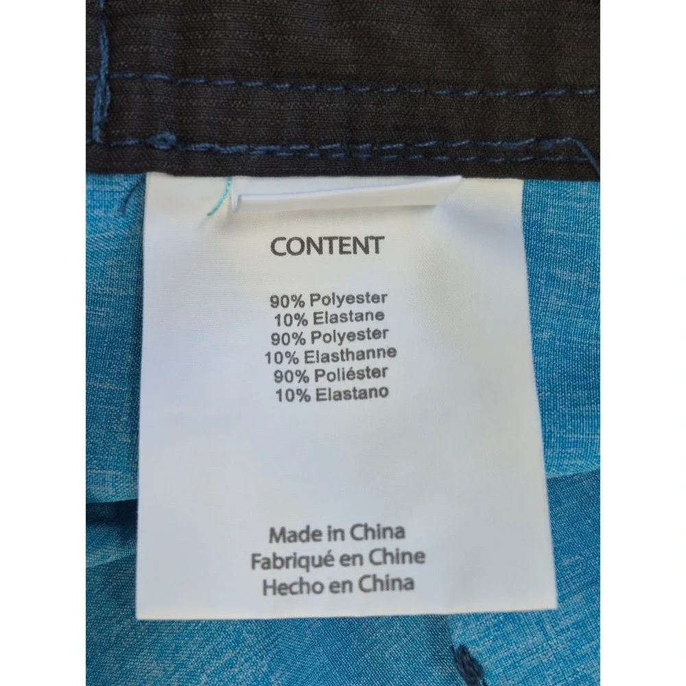 O'Neill Hyperfreak Board Shorts Ombre Blue Men's Swim Trunks Size 30
